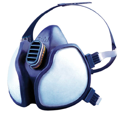3M 4277+ Half Mask Respirator FFABE1P3 Organic Vapour Acid Gas Protection
