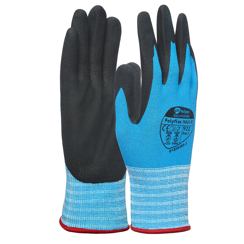 Polyco Polyflex MAX PC Nitrile Gloves Heat Resistant | Glovesnstuff