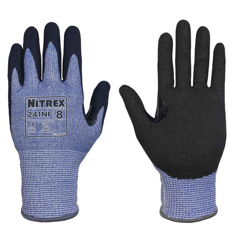 Unigloves Nitrex Cut F Resistant Gloves Nitrile Coated Work Gloves