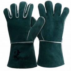 Reversible Amidextrous Green Welders 14" Gauntlet