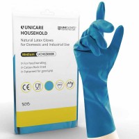 Unicare Latex Rubber Domestic and Industrial Food Safe Gloves