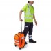 Pulsar Protect Hi Vis Orange Trolley Back Pack