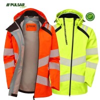 Pulsar Life Hi Vis Waterproof Shell Jacket