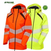 Pulsar Life Women's Hi Vis Waterproof Shell Jacket