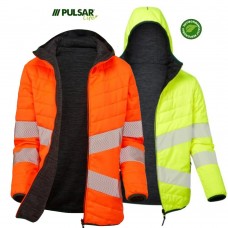 Pulsar Life Women's Hi Vis Reversible Puffer Jacket
