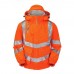 Pulsar Protect Waterproof Mesh Lined Hi Vis Bomber Jacket