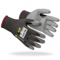 DULFINE Ultra-Thin PU Coated Work Gloves-12 Pairs,Excellent Grip,Nylon  Shell Black Polyurethane Coated Safety Work Gloves, Knit Wrist Cuff,Ideal  for
