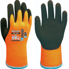 Wonder Grip® Orange Thermo Plus Palm Coated Foam Latex Grip Gloves