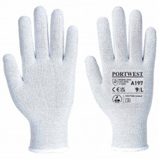 ESD Antistatic Un Coated Dissipative Liner Gloves