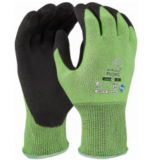 Uci Traffic Light Green PU Palm Kutlass Cut Level 5/C Safety Glove 4543