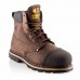 Buckler Buckbootz Hard As Nails Brown Lace Safety Boots