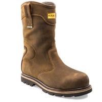 Buckler Buckbootz Dark Brown Waterproof Rigger Boots