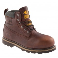 Buckler Buckbootz Dark Brown Waterproof Lace Safety Boots