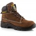 Buckbootz Lacerz Waterproof Nubuckz Brown Metal Free Safety Boots 