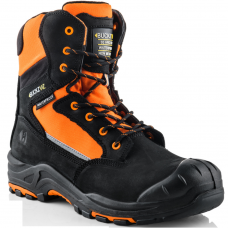 High Leg Hi-Viz Orange Waterproof Cordura® BuckViz Safety Boots