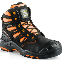 Hi-Viz Orange Waterproof Cordura® and Black Leather BuckViz Safety Boots