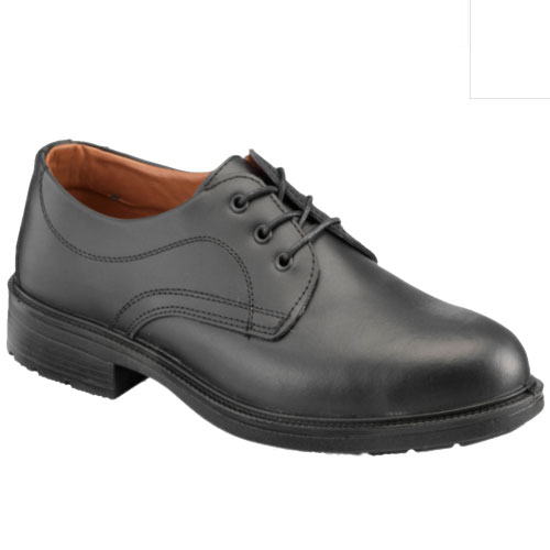 Gibson style Black Leather Executive Full Safety Shoe | GlovesnStuff