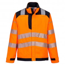 Portwest PW3 Flame Resistant Hi-Vis Work Jacket