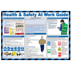 Health and Safety at Work 59 x 42cm Laminated Safety Poster