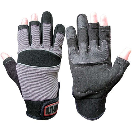 semi fingerless gloves
