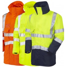 Hi Vis Waterproof Anorak Class 3 Ris-3279-Tom Railway Use Certified