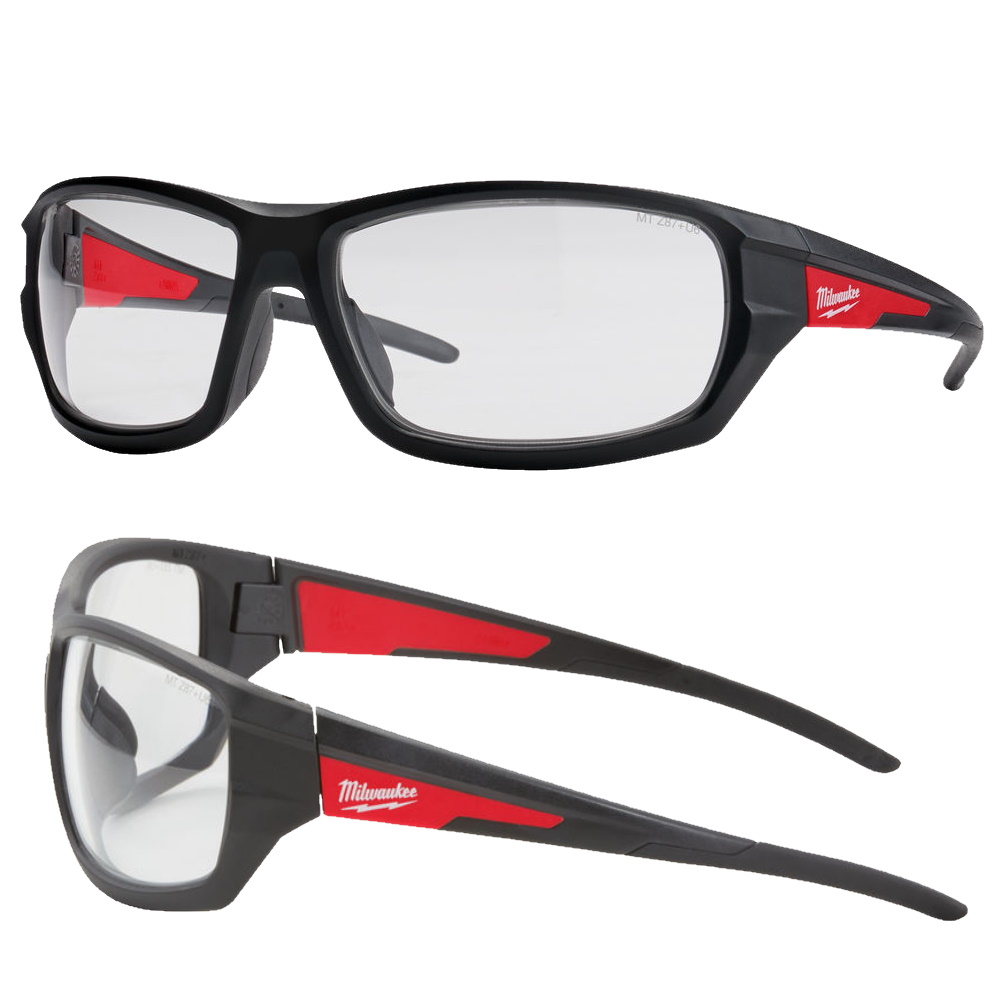 milwaukee performance clear lens glasses| GlovesnStuff
