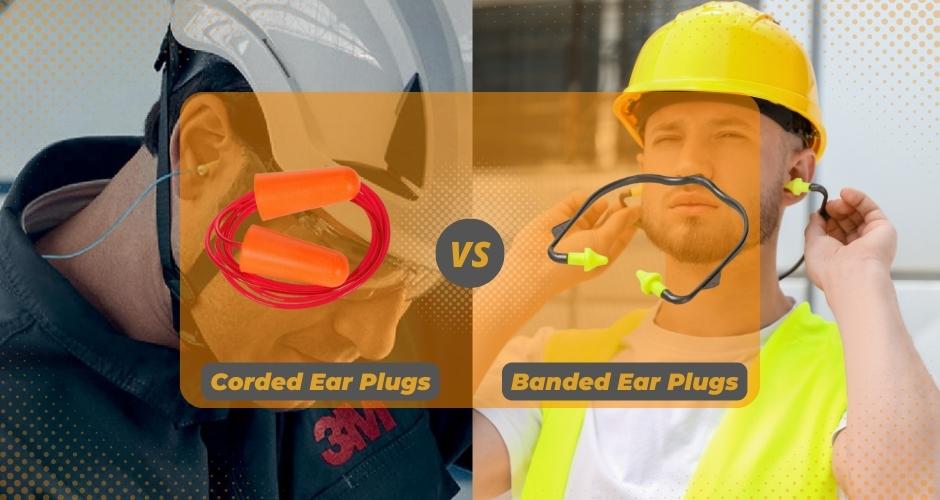 Corded PU Foam Ear Plug (200 pairs) (per 200 pcs) EP08 - Ear plug - Hearing  protection - PPE