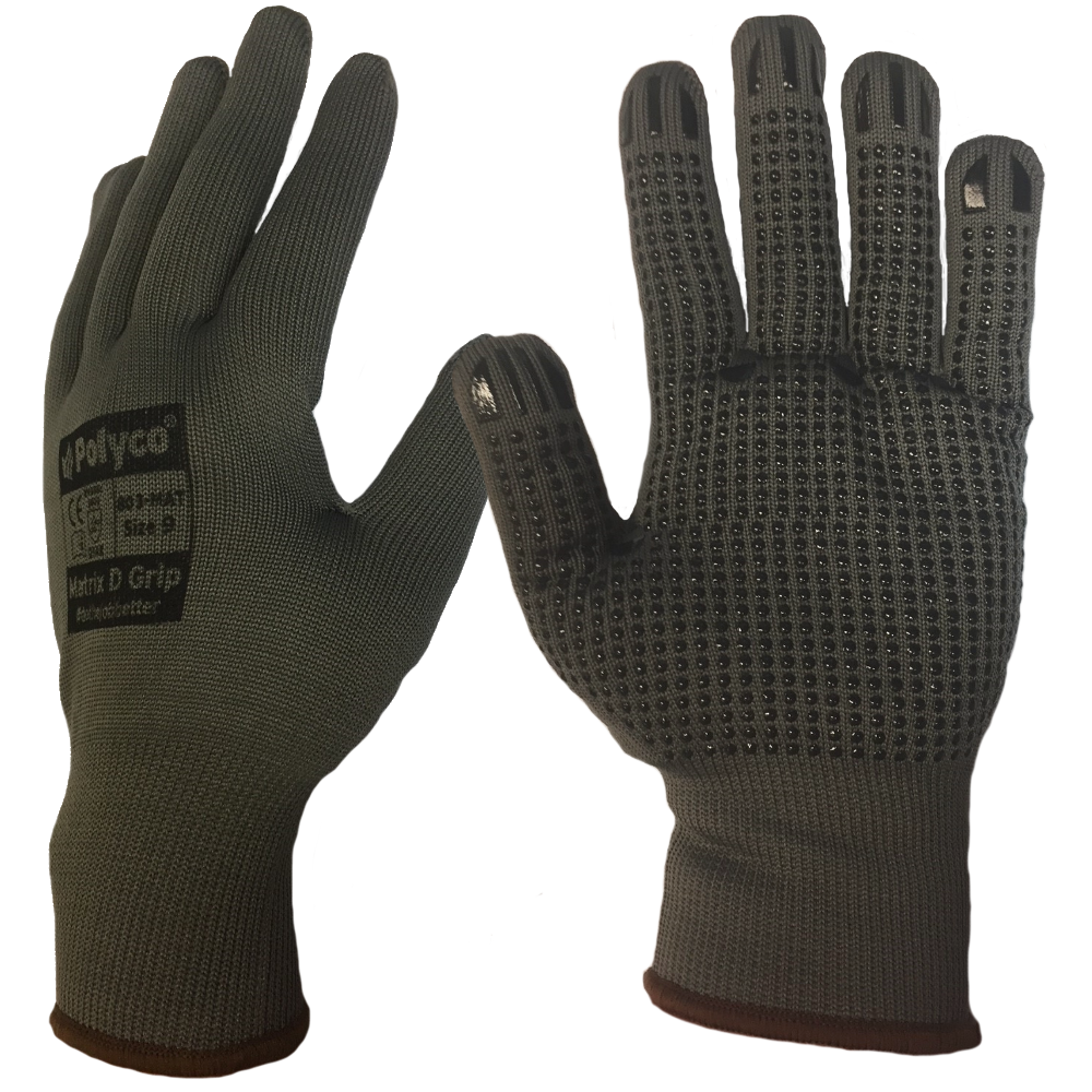 matrix leather gloves