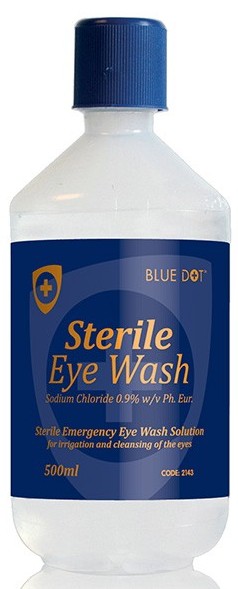 500ml Blue Dot BUFFER Eye Wash Solution - EyeCare and Wound Wash
