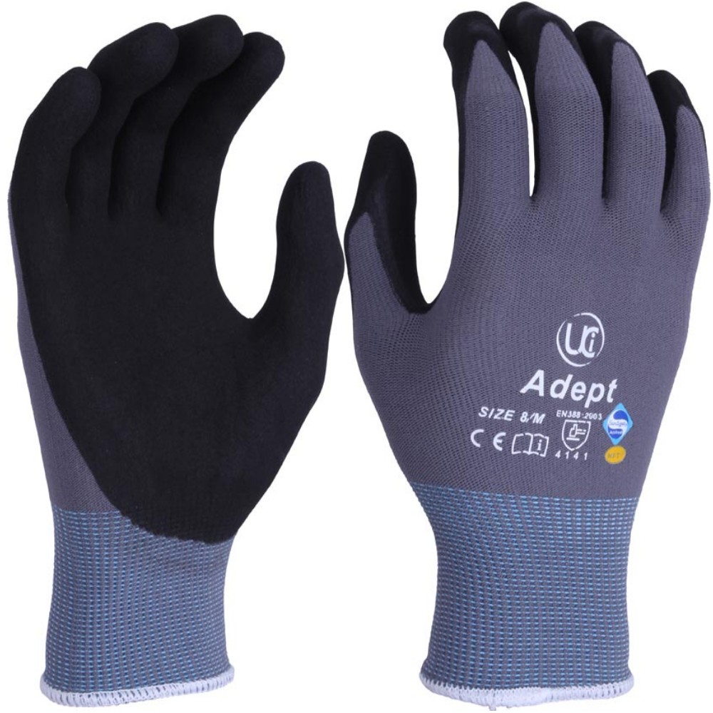 sanitized gloves